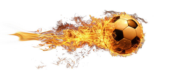 fire soccer ball PNG transparent background 