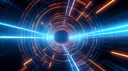 Obraz premium Premium digital art, technology concept background