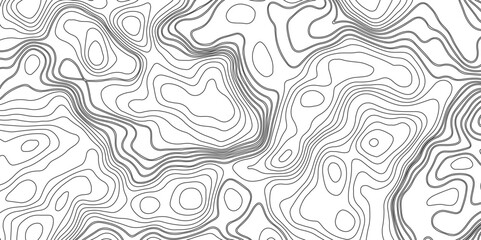 Obraz premium Topographic map background concept with space for your copy. Seamless pattern topographic contours map background.