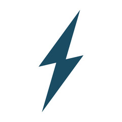 Lightning, thunder svg cut file. Isolated vector illustration.