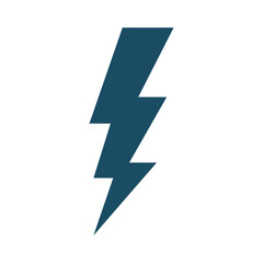 Lightning, thunder svg cut file. Isolated vector illustration.