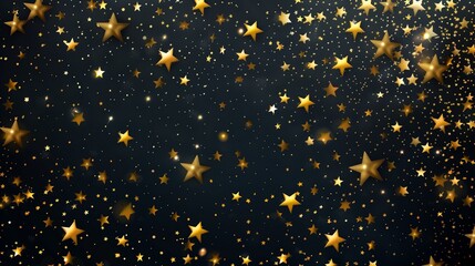 Golden star pattern against a dark background.