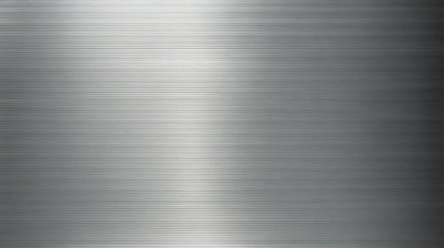 Brushed metallic surface featuring horizontal lines and reflective illumination 