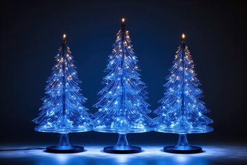christmas tree. Blue Bokeh Christmas Tree. merry christmas