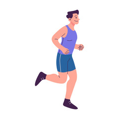 People Running Illustration