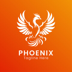 Phoenix logo design template