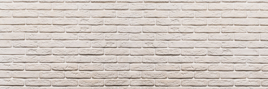banner white abstract textured brick wall. background
