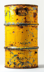 old oil barrel