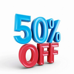 3d rendering of a discount