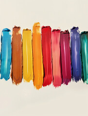 colorful watercolor paints
