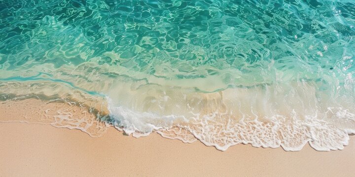 Beautiful background of sandy beaches in abstract. Generative Ai