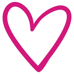 Icon design love hand drawing