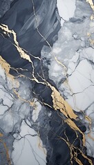 Elegant marbling texture with luxurious marble and gold veins for stylish background design