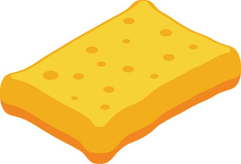 Value dietary icon isometric vector. Rod sized sodium. Party nutrition garlic