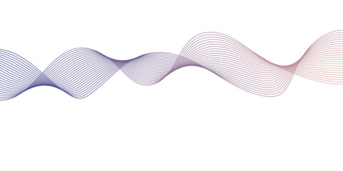 Vector wavy symbol carve Abstract blend wave lines and technology background. soundwave futuristic line abstract stripe design. digital mesh abstract, vector blurred soft blend.