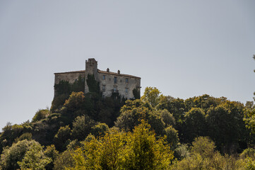 Pescolanciano, Molise. D’Alessandro Castle. View