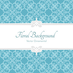 elegant floral pattern, classic background