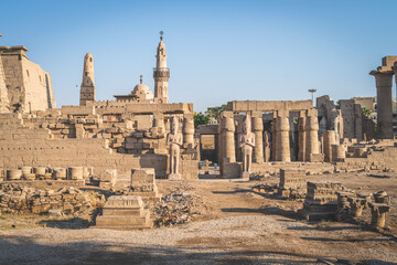Luxor, Egypt - October 27, 2022. Views of the magical archeological complex of the Luxor Temple - 754189200
