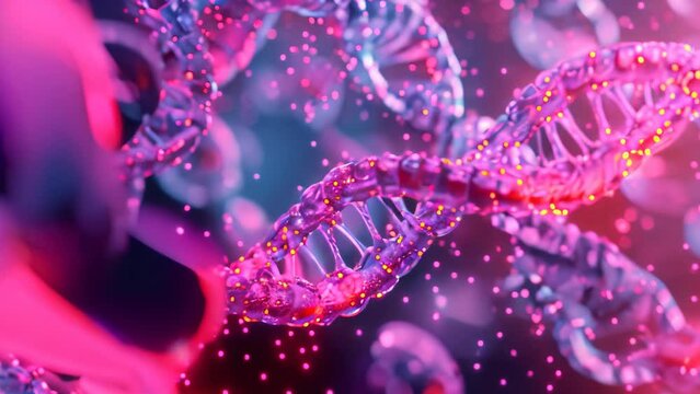 DNA structure abstract background
