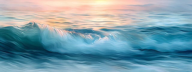 Obraz premium Whispering Waves: The Serene Call of the Ocean