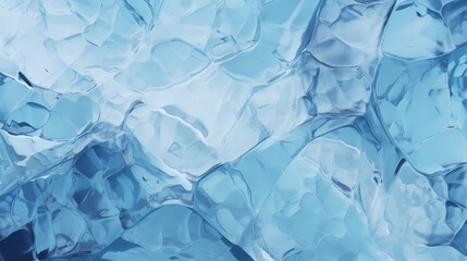 Obraz premium Beautiful winter natural blue frozen surface texture