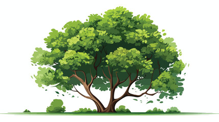 Tree green vector illustration