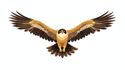 Falcon silhouette vector illustration