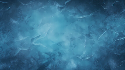 Fototapeta premium Beautiful winter natural blue frozen surface texture