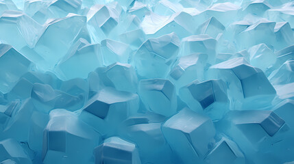 Beautiful winter natural blue frozen surface texture