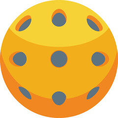 Fototapeta premium Pickleball ball icon isometric vector. Game activity sport. Sport player team