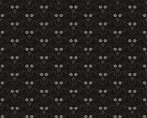 Abstract black and white monochromatic seamless pattern - 754199286