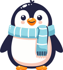 penguin cute baby cartoon element