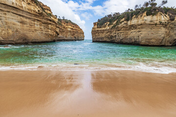 Majestic Cliffs and Turquoise Waters of Loch Ard Gorge, Great Ocean Road, Australia