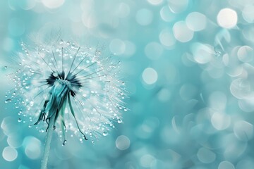 dandelion flower nature blue
