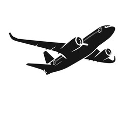 Plane icon top view. Flat airplane icon set. Vector airplane symbols. Vector isolated design element.