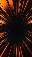 Abstract high-quality dark glass wallpaper with orange tones. Ideal for adding vibrant yet sophisticated touch to digital projects, websites, presentations. Creates captivating modern atmosphere