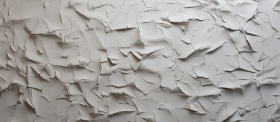 This close-up shot showcases a wall with a smooth texture, painted in crisp white. The even application of paint creates a uniform and clean appearance on the plaster surface.