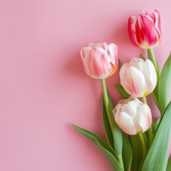 Obraz premium tulips background.