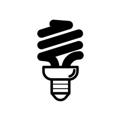 light bulb, idea, lamp outline icon vector. eps 10