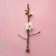 twig with flower.