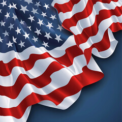 Realistic illustration of happy veterans day concept background for web design