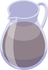 Maple syrup jar icon isometric vector. Confectionery natural topping. Sugary extract sweetener
