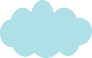 Flat Recolorable Cloud, Awan