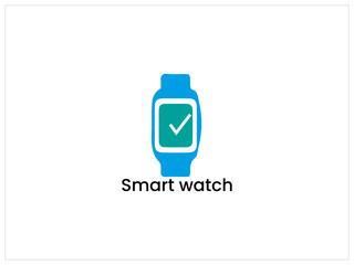 Smart watch icon, logo , illustration. 