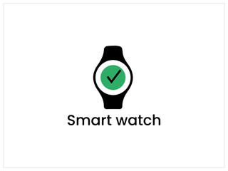 Smart watch icon, logo , illustration. 