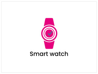 Smart watch icon, logo , illustration. 