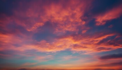 Fototapeta premium photo colorful sky after the sunset
