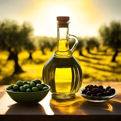 olives and olive oil.