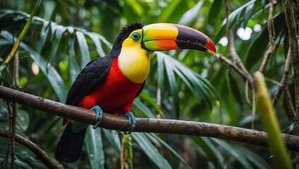 Fototapeta premium toucan on a branch