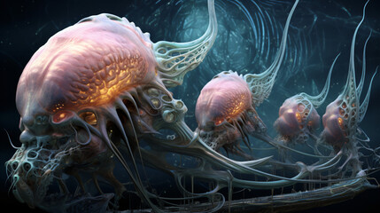 Bioengineered alien lifeforms biology .